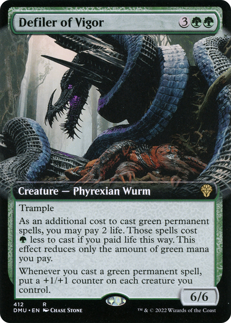 Defiler of Vigor (Extended Art) [Dominaria United]