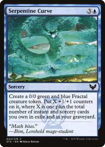 Serpentine Curve [Strixhaven: School of Mages]