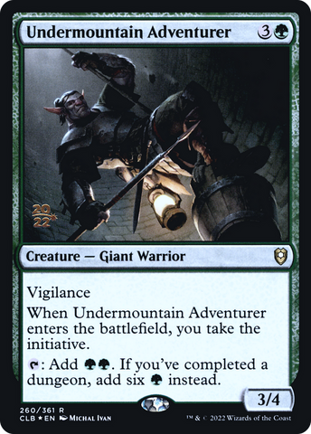 Undermountain Adventurer [Commander Legends: Battle for Baldur's Gate Prerelease Promos]