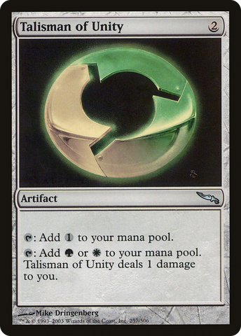 Talisman of Unity [Mirrodin]