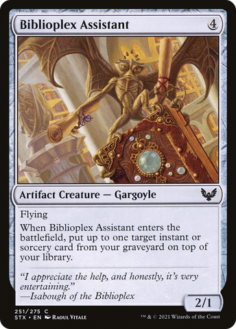 Biblioplex Assistant [Strixhaven: School of Mages]