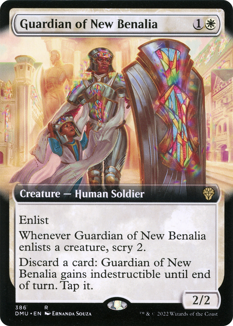 Guardian of New Benalia (Extended Art) [Dominaria United]