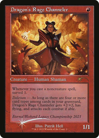 Dragon's Rage Channeler (Retro Frame) [MagicFest 2023]