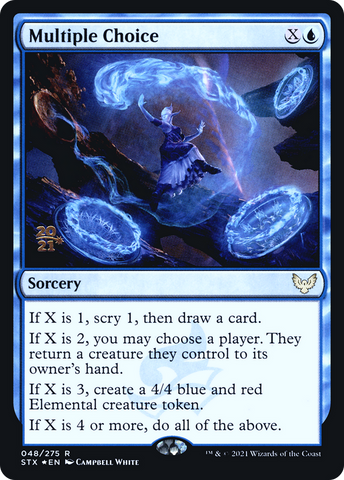 Multiple Choice [Strixhaven: School of Mages Prerelease Promos]