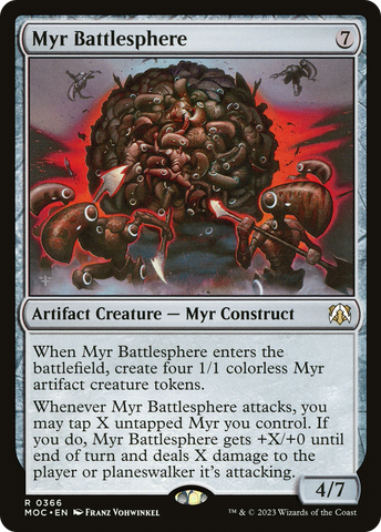 Myr Battlesphere [March of the Machine Commander]