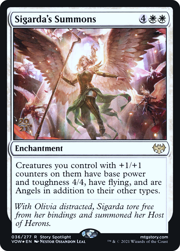 Sigarda's Summons [Innistrad: Crimson Vow Prerelease Promos]