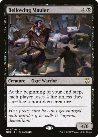 Bellowing Mauler [Streets of New Capenna Commander]