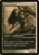 Dryad Militant (Game Day) (Extended) [Return to Ravnica Promos]