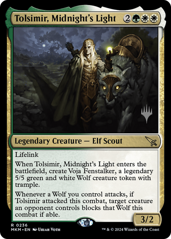 Tolsimir, Midnight's Light (Promo Pack) [Murders at Karlov Manor Promos]
