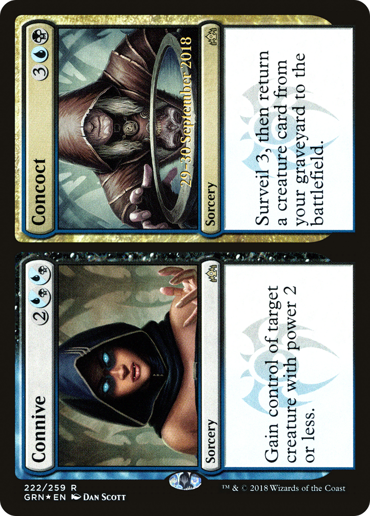 Connive // Concoct  [Guilds of Ravnica Prerelease Promos]