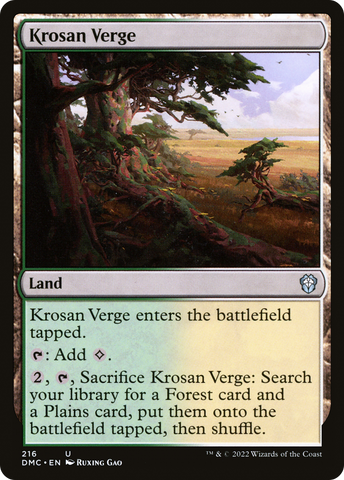 Krosan Verge [Dominaria United Commander]