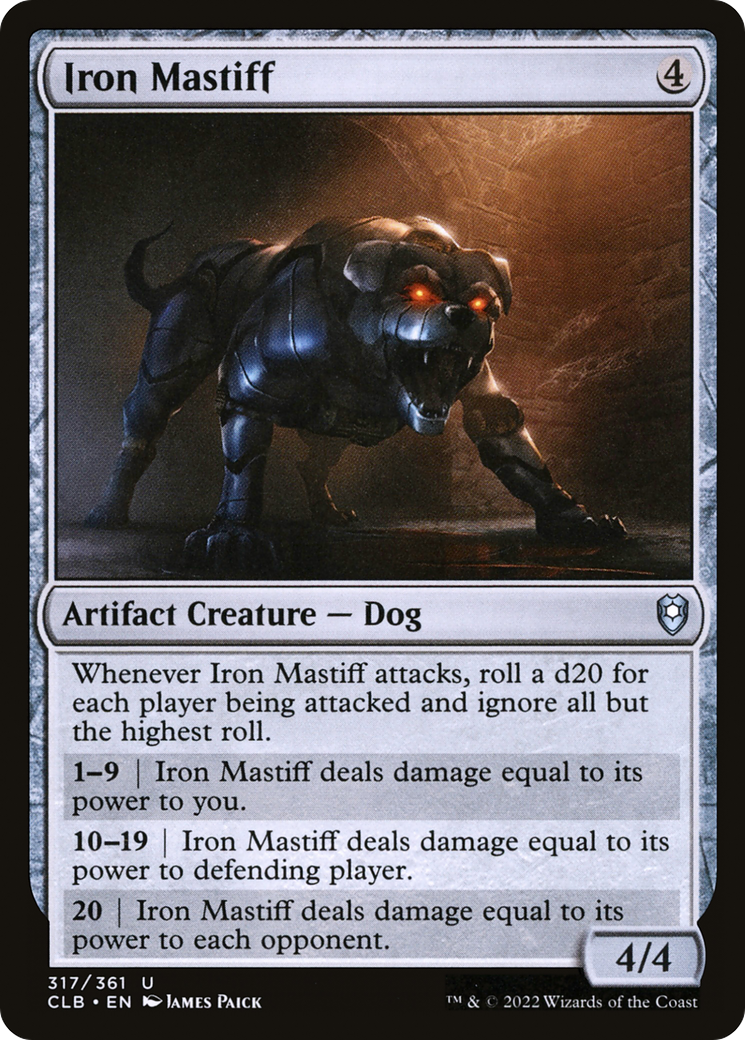 Iron Mastiff [Commander Legends: Battle for Baldur's Gate]