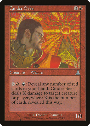 Cinder Seer [Urza's Destiny]