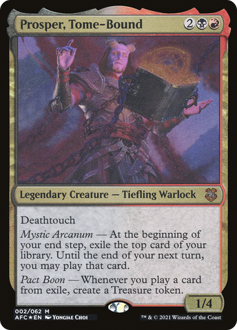 Prosper, Tome-Bound (Display Commander) [Dungeons & Dragons: Adventures in the Forgotten Realms Commander]