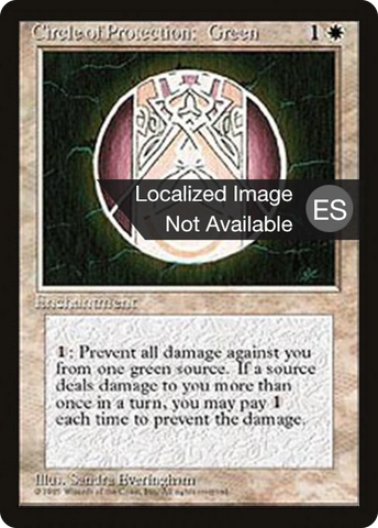 Circle of Protection: Green [Fourth Edition Foreign Black Border]