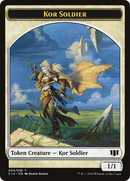 Kor Soldier // Pegasus Double-sided Token [Commander 2014 Tokens]