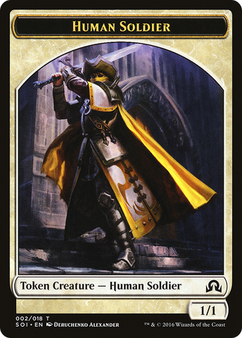 Human Soldier [Shadows over Innistrad Tokens]