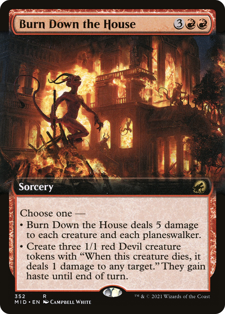 Burn Down the House (Extended) [Innistrad: Midnight Hunt]