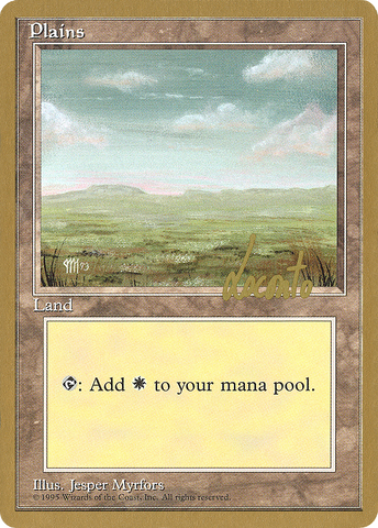 Plains (ml366) (Michael Loconto) [Pro Tour Collector Set]