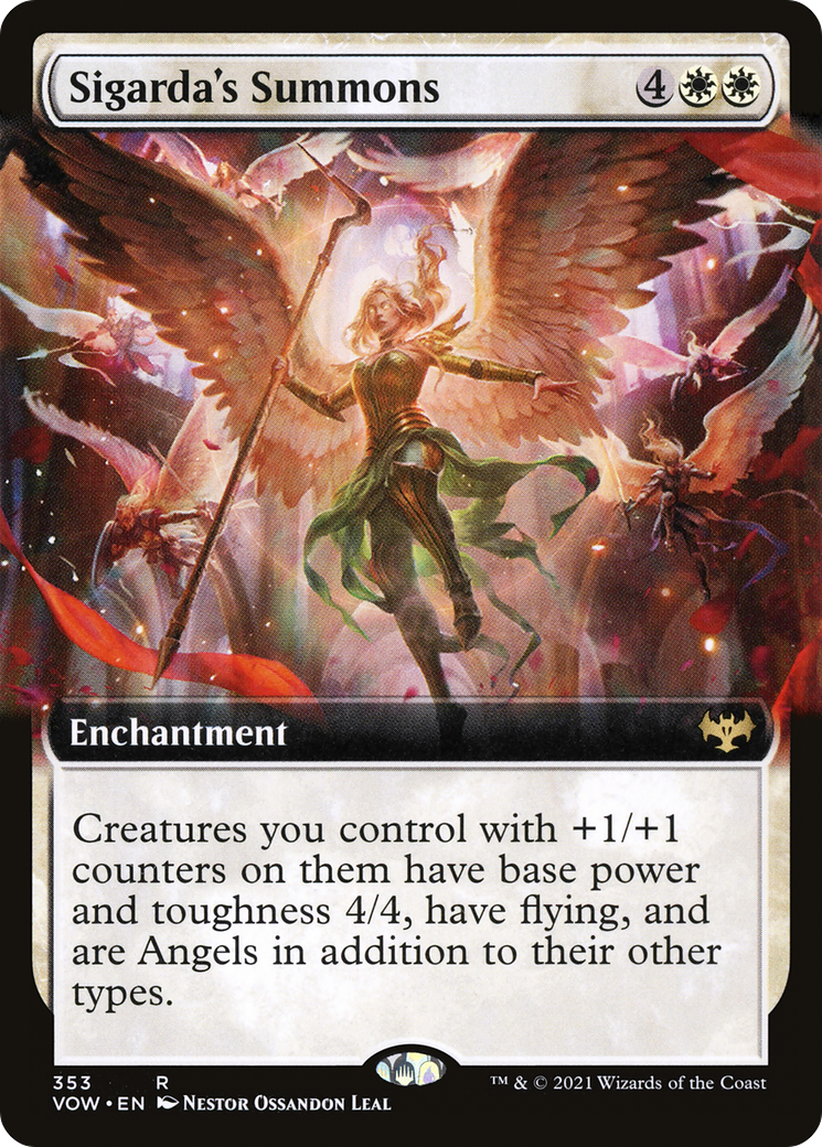 Sigarda's Summons (Extended) [Innistrad: Crimson Vow]
