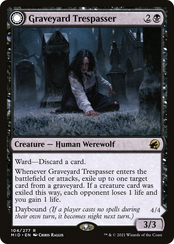 Graveyard Trespasser // Graveyard Glutton [Innistrad: Midnight Hunt]