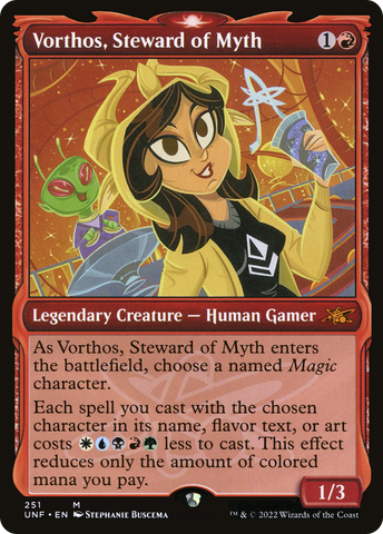 Vorthos, Steward of Myth (Showcase) [Unfinity]
