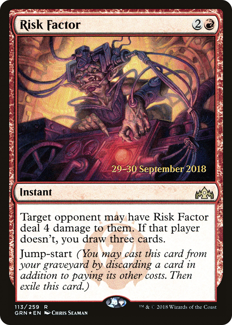 Risk Factor  [Guilds of Ravnica Prerelease Promos]
