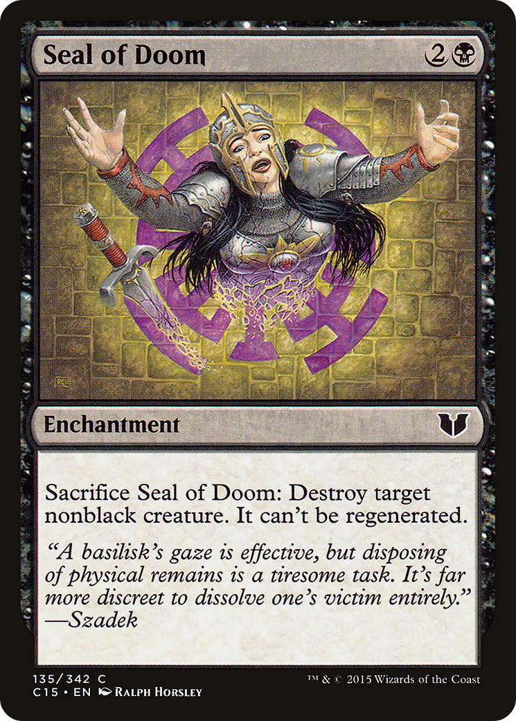 Seal of Doom [Commander 2015]