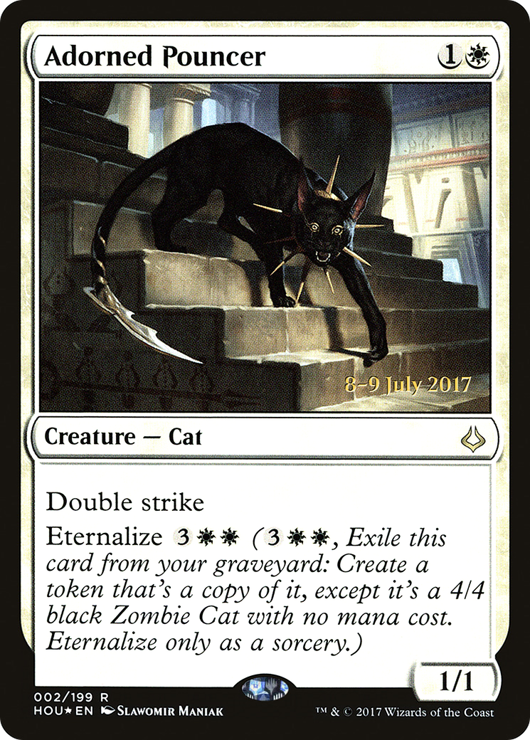 Adorned Pouncer  [Hour of Devastation Prerelease Promos]