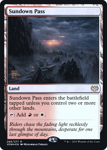 Sundown Pass [Innistrad: Crimson Vow Prerelease Promos]