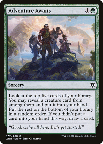 Adventure Awaits [Zendikar Rising]