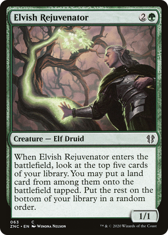 Elvish Rejuvenator [Zendikar Rising Commander]