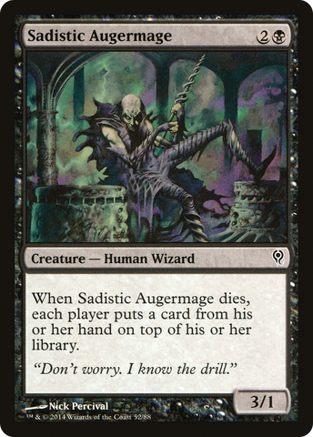 Sadistic Augermage [Duel Decks: Jace vs. Vraska]