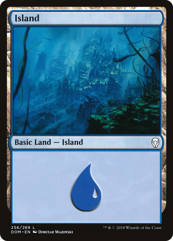 Island (256) [Dominaria]