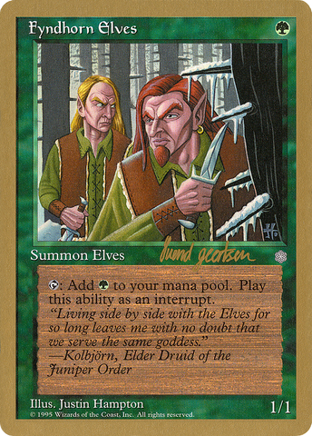 Fyndhorn Elves (Svend Geertsen) [World Championship Decks 1997]