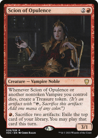 Scion of Opulence [Innistrad: Crimson Vow Commander]