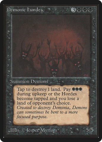 Demonic Hordes [Limited Edition Beta]