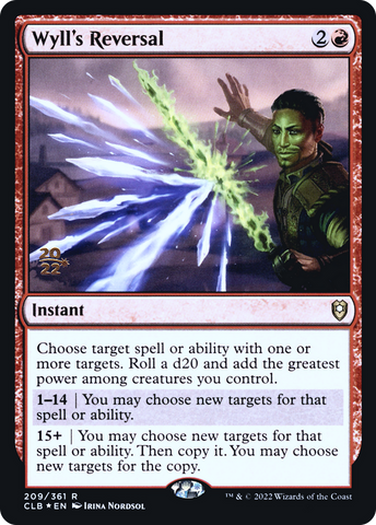 Wyll's Reversal [Commander Legends: Battle for Baldur's Gate Prerelease Promos]