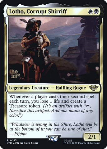 Lotho, Corrupt Shirriff [The Lord of the Rings: Tales of Middle-Earth Prerelease Promos]