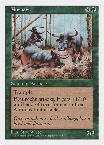 Aurochs [Fifth Edition]