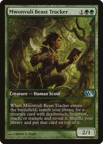 Mwonvuli Beast Tracker (Game Day) [Magic 2013 Promos]