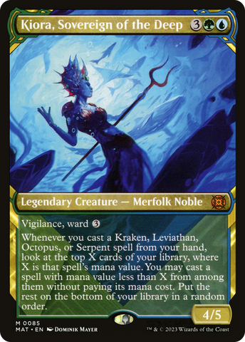 Kiora, Sovereign of the Deep (Showcase) [March of the Machine: The Aftermath]