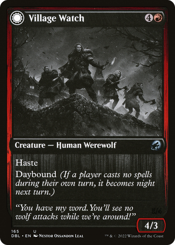 Village Watch // Village Reavers [Innistrad: Double Feature]