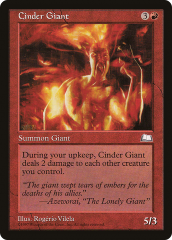 Cinder Giant [Weatherlight]
