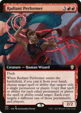 Radiant Performer (Extended) [Commander 2021]