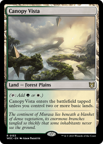 Canopy Vista [Wilds of Eldraine Commander]