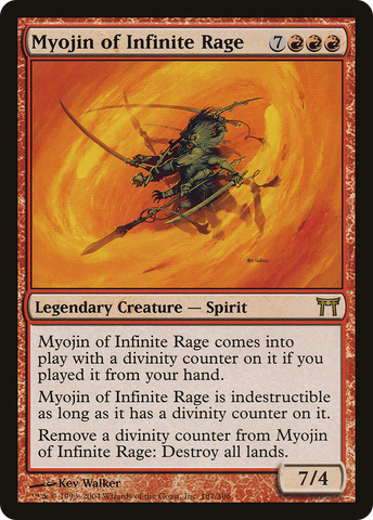 Myojin of Infinite Rage [Champions of Kamigawa]