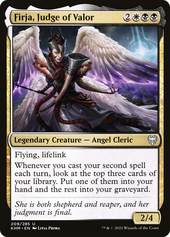 Firja, Judge of Valor [Kaldheim]