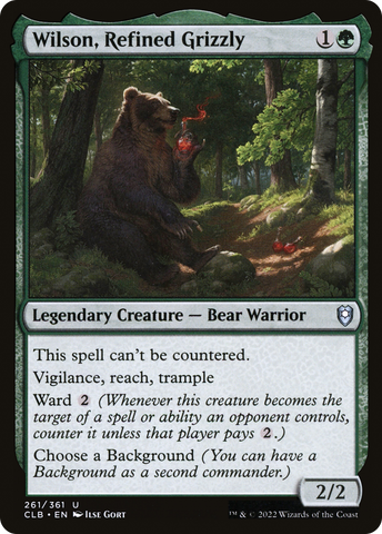 Wilson, Refined Grizzly [Commander Legends: Battle for Baldur's Gate]