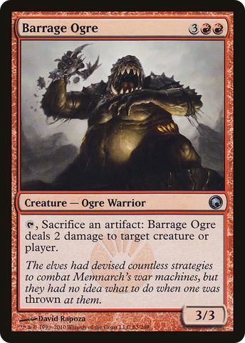 Barrage Ogre [Scars of Mirrodin]